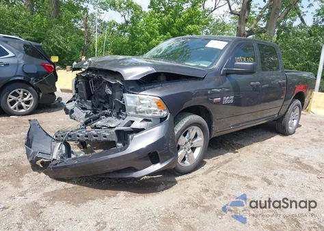 2018 Ram 1500 Express 4X4 5'7 Box from USA, damaged, VIN 1C6RR7KT4JS316608